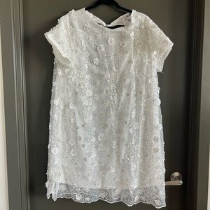 Arula White Sequin Dress
